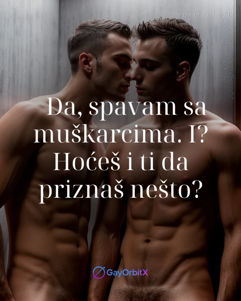 Da, spavam sa muškarcima. I? Hoćeš i ti da priznaš nešto?