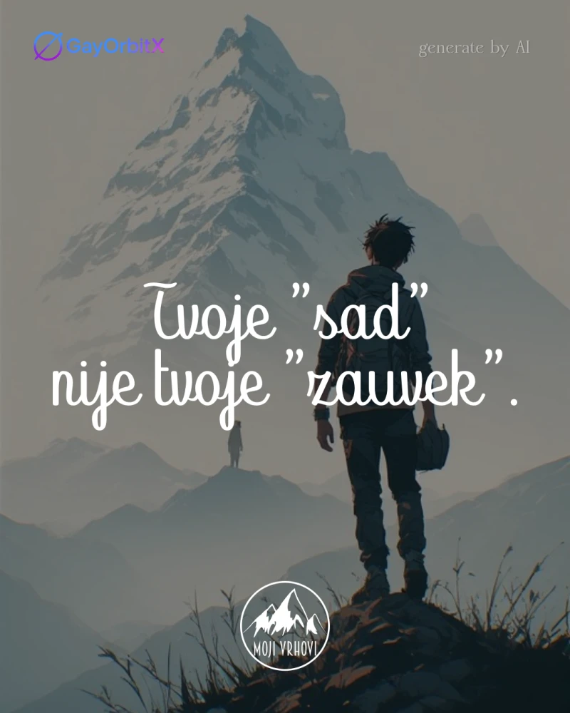 Tvoje "sad" nije tvoje "zauvek".
