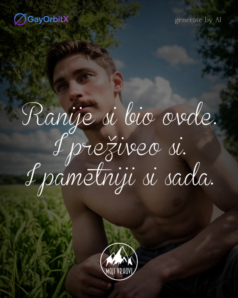 Ranije si bio ovde. I preživeo si. I pametniji si sada.