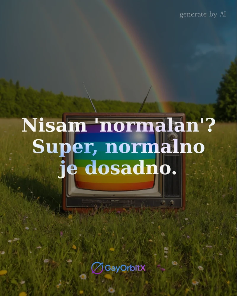 Nisam 'normalan'? Super, normalno je dosadno.