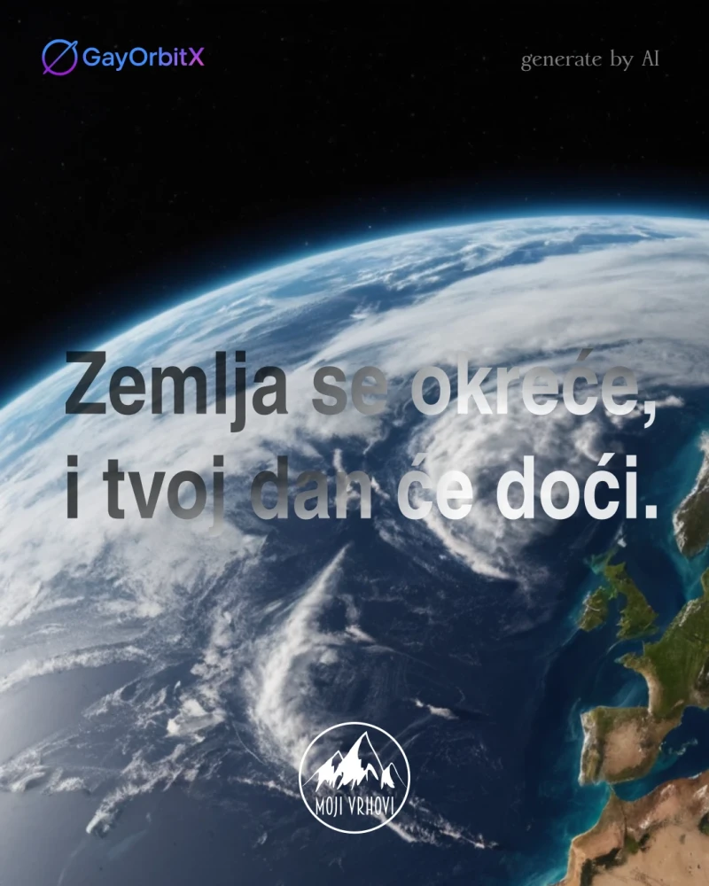 Zemlja se okreće, i tvoj dan će doći.