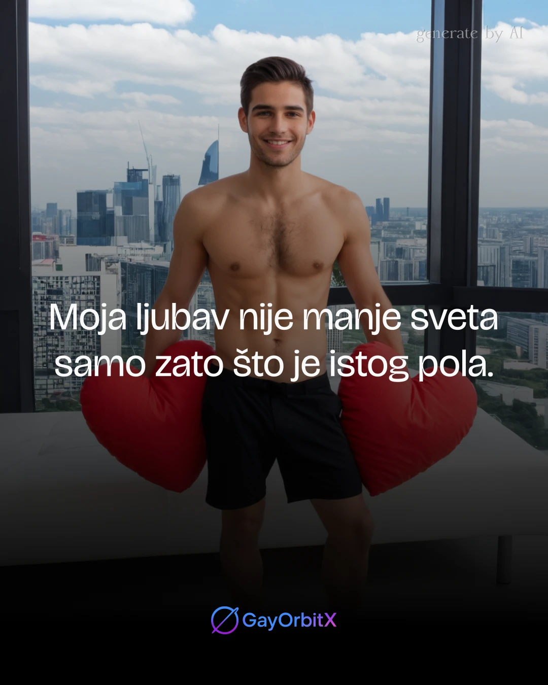 Moja ljubav nije manje sveta samo zato što je istog pola.