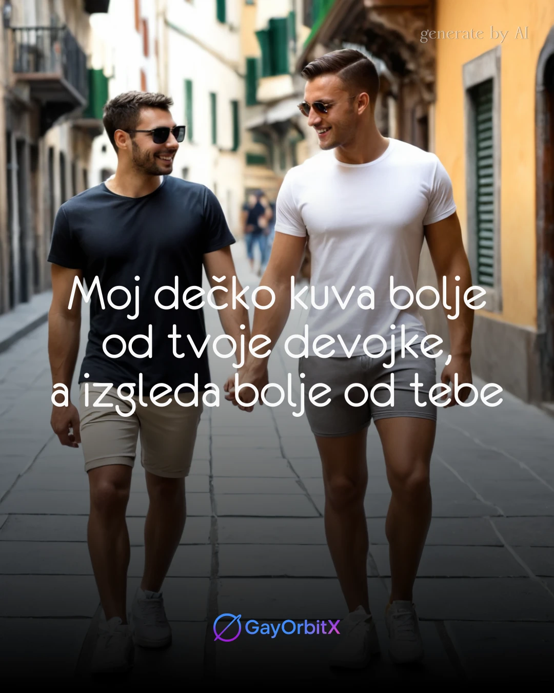 Ne pitaj me ko je "žena" u vezi. Pitaj se zašto te toliko zanima naša seksualna dinamika.