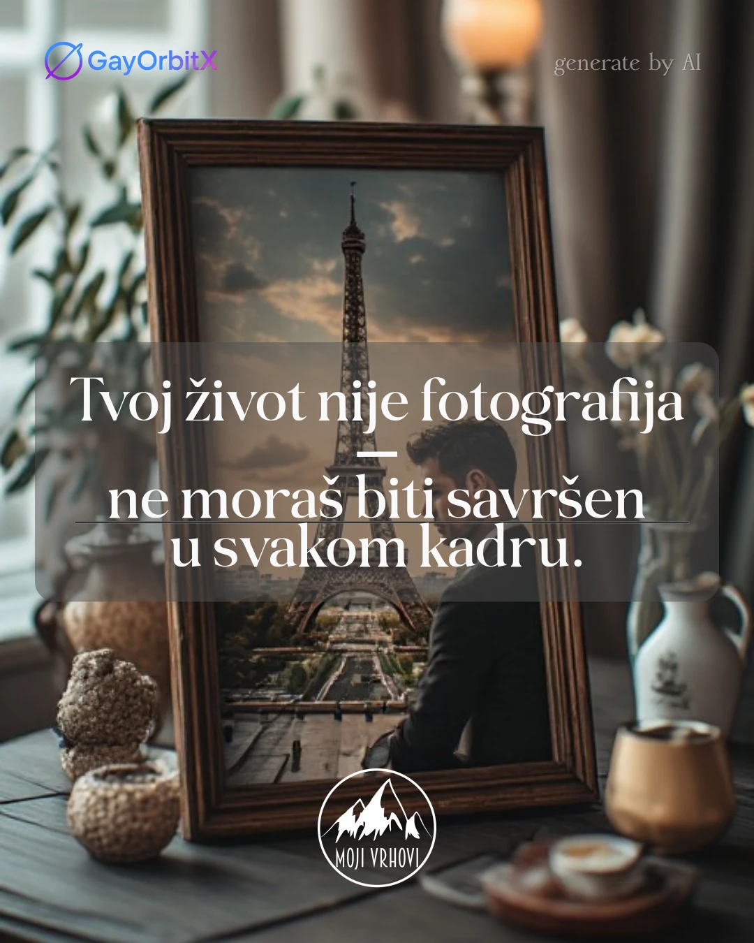 Tvoj život nije fotografija — ne moraš biti savršen u svakom kadru