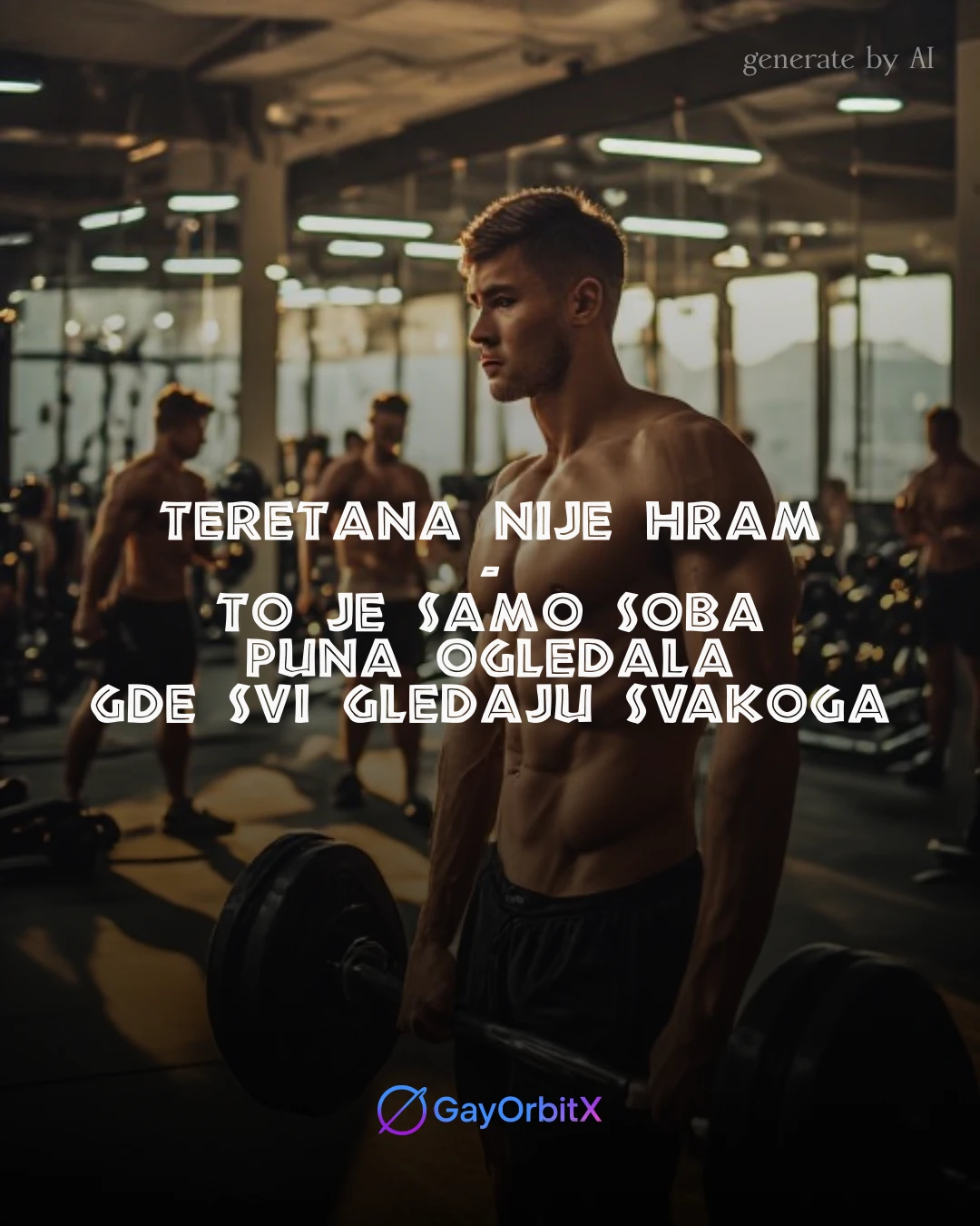 Teretana nije hram - to je samo soba puna ogledala gde svi gledaju svakoga