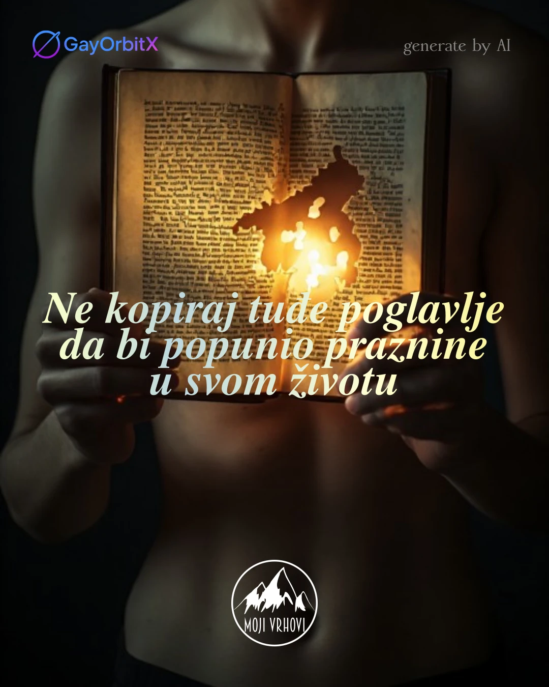 Ne kopiraj tuđe poglavlje da bi popunio praznine u svom životu